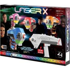 Laser X 4 Pack Blaster Toy Game 4 Player Gaming