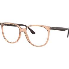 Transparent Glasses & Reading Glasses Ray-Ban RX 4378V 8172, including lenses, SQUARE Glasses, FEMALE