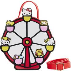 Red Crossbody Bags Loungefly Friends Carnival Hello Kitty Sack - Red