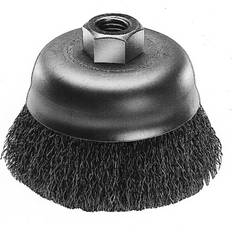 Milwaukee Brush Tools Milwaukee Carbon Steel Crimped Wire Cup with 0.014 Gauge Wire 5/8-11 Thread Paint Brush