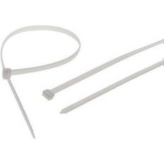 Cable Ties on sale Faithfull Heavy-Duty Cable Ties White 600mm x 9mm Pack of 10
