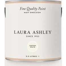 Laura Ashley Matt Emulsion 2.5l Wall Paint White