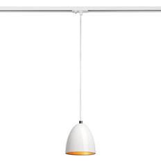 White Pendant Lamps SLV Para Cone White/Gold Pendant Lamp 13.5cm