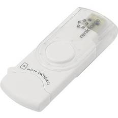 Conrad Renkforce RF-3285273 External memory card reader USB 3.2 1st Gen (USB 3.0) White