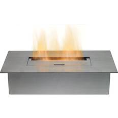 Adam Ethanol Fireplaces Adam Small Bio Ethanol Burner in Stainless Steel, 1.5 Litre Capacity