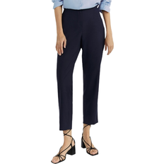 Lauren Ralph Lauren Women Clothing Lauren Ralph Lauren Plain-Coloured Skinny Suit Trousers - Navy Blue