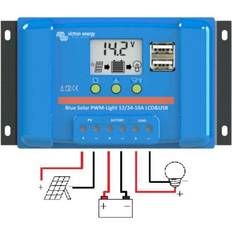 Victron Energy Bluesolar pwm Charge Controller 12/24v 10A lcd With usb