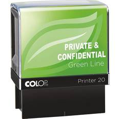 Colop Printer 20 L04 PRIV & CONF Green Line Red 148220 44661CL