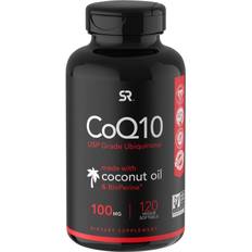 Sports Research CoQ10 100mg Enhanced with Coconut Oil Bioperine
