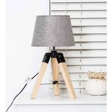 Grey Table Lamps Homcom Grey Shade Table Lamp