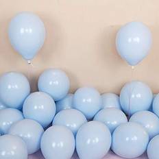 Pastel Blue Balloons 12 inch 50pcs Latex Party Balloons Baby Shower Helium Balloons Blue Birthday Balloon