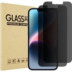 Procase Privacy Screen Protector for iPhone 13/13 Pro/14 2-Pack