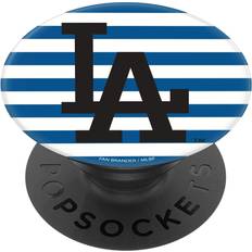 Popsockets Black Los Angeles Dodgers Stripes Design PopGrip