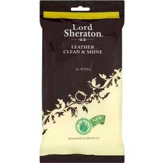 Moisturizing Intimate Wipes Lord Sheraton Leather Clean and Shine Wipes, 24 Wipes