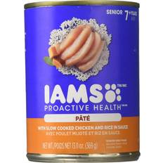 IAMS Proactive Health Senior with Slow Cooked Chicken Rice Pate, 13