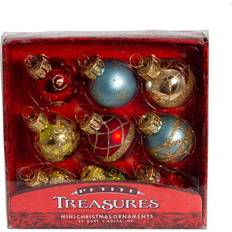 Kurt Adler Petite Treasures Multi Color Ball Christmas Tree Ornament