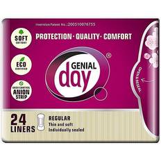 Softening Pantiliners Genial Day Liners Regular 24-pack