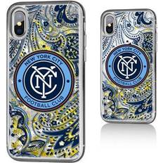Strategic Printing New York City FC Pattern Glitter iPhone X/XS Case