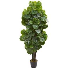 Iron Artificial Plants Nearly Natural Fiddle Leaf Fig Artificial Plant