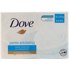 Dove Moisturizing Bar Soaps Dove Gentle Exfoliating Beauty Cream Bar 100g 4-pack