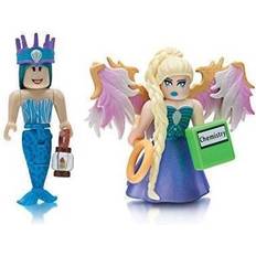 Roblox Toy Figures Roblox celebrity collection neverland lagoon: crown collector and royale high school: enchantress two figure pack