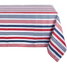 Design Imports DIIÂ® 120" Patriotic Stripe with Tablecloth Multicolour, Red