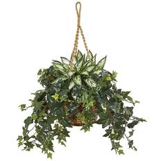 MDF Artificial Plants Nearly Natural 30-In. Silver Ivy Artificial Plant