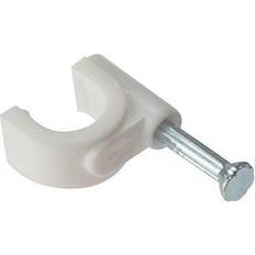 Cable Ties on sale Forgefix RCC911W Round Cable Clip White