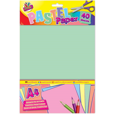 A4 Pastel Coloured Paper Art Craft 40 Sheets