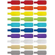 Cable Labels Wrap-It Storage, Multi-Color 30-Pack Write Cord Labels, Wire Labels, Cable Tags Wire Tags