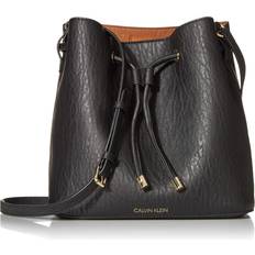 Calvin Klein Bucket Bags Calvin Klein Handbags H0AJZ9HT-BLK Gabrianna Novelty Bucket Bag Black