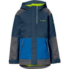 Rainwear Vaude Kid's Caprea 2l Jacket - Dark Sea/Green