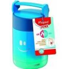 Baby Care Maped Picnik Concept Kids Lunch Thermos Blue