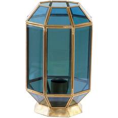 Dkd Home Decor Crystal Blue Golden 220 Table Lamp