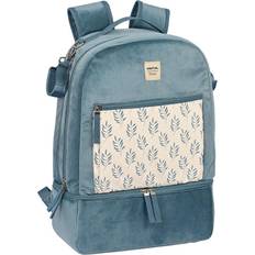 Safta Backpack Accessories Baby Mum Leaves Turquoise (30 x 43 x 15 cm)