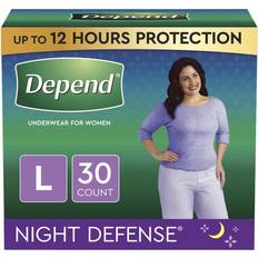 Depend Night Women Overnight Incontinence Underwear Light Count