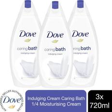 Dove Bubble Bath Dove Caring Bath Indulging Cream Soak with 1/4 Moisturising