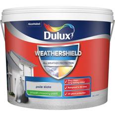 Dulux Green Paint Dulux Weathershield All Weather Protection Smooth Masonry Paint 5L Green