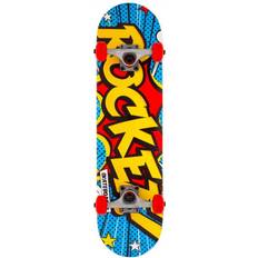 Rocket Skateboard Popart Mini 7.5 Blå 7.5" Unisex Adult, Kids, Newborn, Toddler, Infant