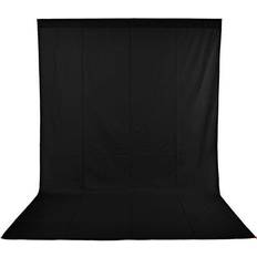 Neewer 6x9 feet/1.8x2.8 meters Photo Studio Pure Muslin Collapsible Backdrop for Photography Video and Television (Background Only) Black