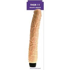 Kinx Thor 11 Realistic Dildo Vibrator Flesh 11 Inch