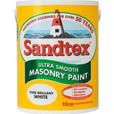 Sandtex Paint Sandtex Ultra Smooth Concrete Paint Pure Brilliant White 5L