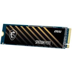 MSI SSD SSD SPATIUM M390 500GB M.2 PCIE NVMe 3D NAND Write speed 2300 MBytes/sec Read speed 3300 MBytes/sec MTBF 1500000 hours S78-440K170-P83