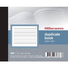Office Depot Notepads Office Depot Plain Ruled Duplicate Book 102