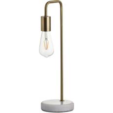 Hill 1975 And Brass Industrial Table Lamp
