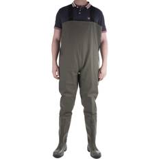 (5 UK, Green) Amblers Mens Tyne Chest Safety Wader Wellingtons