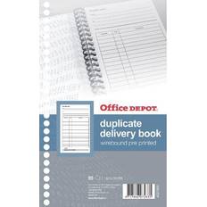 Office Depot Notepads Office Depot Wirebound Pre Printed Delivery Duplicate Book 203
