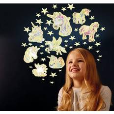 Wall Decor Kid's Room Brainstorm Glow Stars & Unicorns