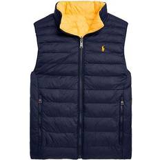 Recycled Materials Vests Polo Ralph Lauren Classic Reversible Down Vest - Navy/Yellow
