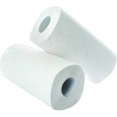 2Work Kitchen Roll Pack of 2 x12 White CT73665 CT73665